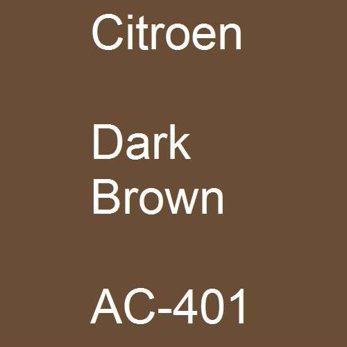 Citroen, Dark Brown, AC-401.